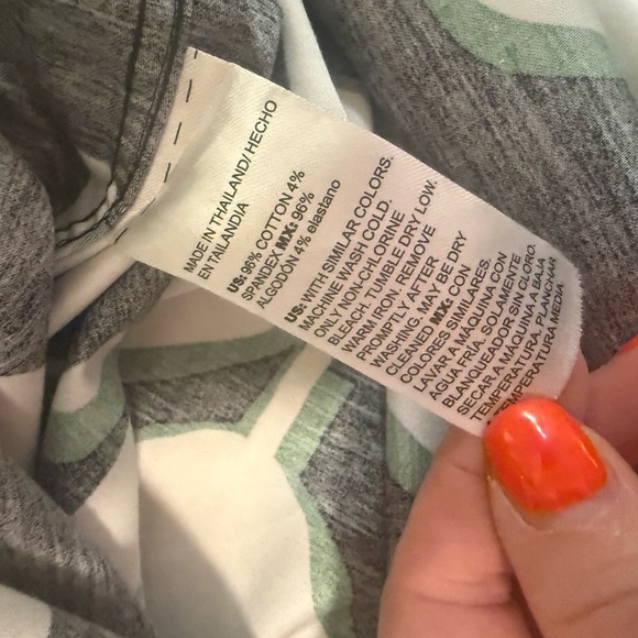 Chico's Black And White Button Down Shirt 2 - Picture 3 of 11